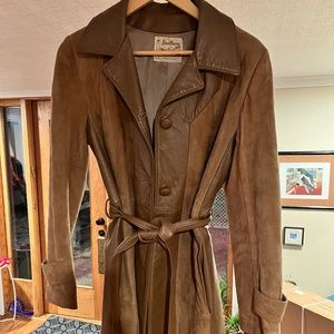 vintage suede/leather lined jacket by New England Sportswear Co.